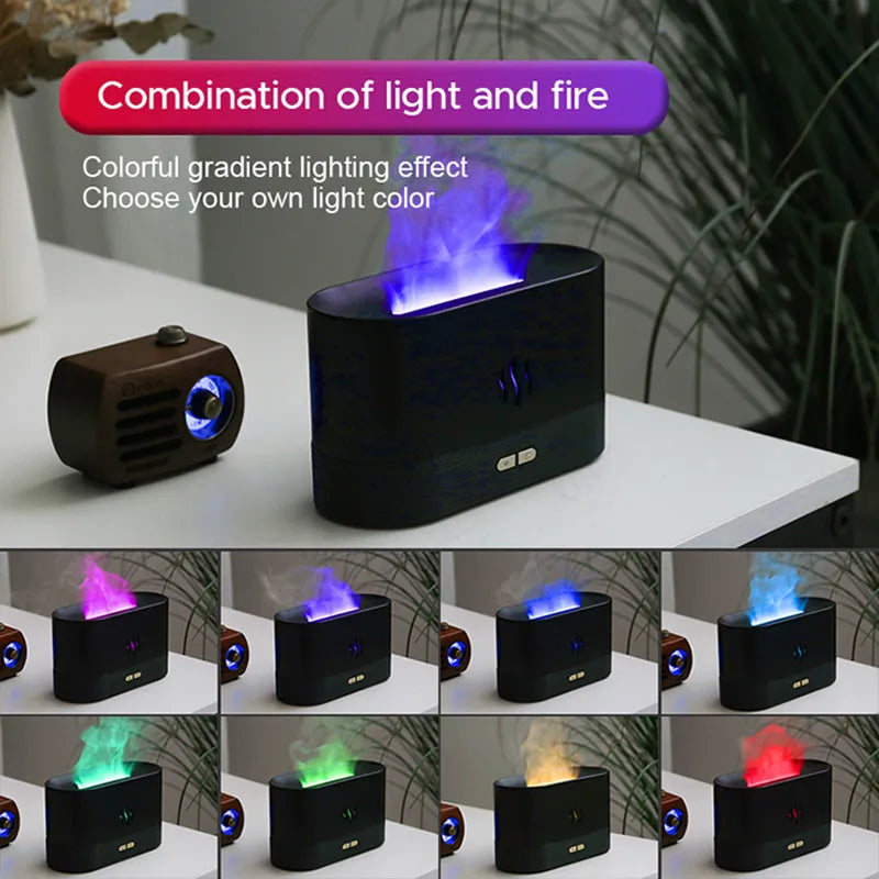 Aroma Diffuser Air Humidifier Flame